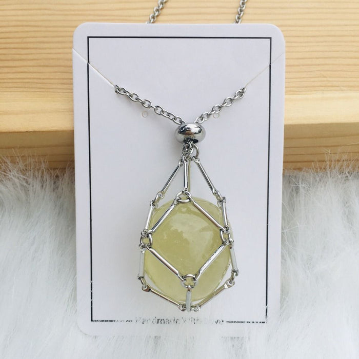 Interchangeable Crystal Stone Necklace for Styling & Inner Harmony