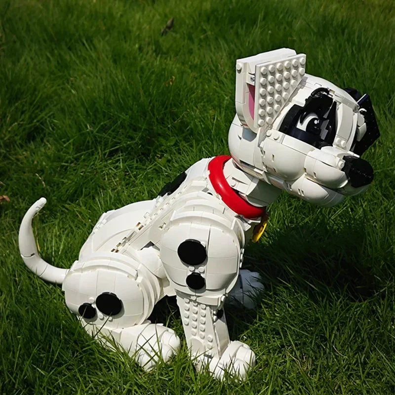 DIY Puppy Building Block Model for Adorable Room Decoration