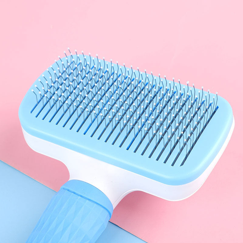 Grooming Brush for Cats and Dogs - Hair Removal and Massage Tool