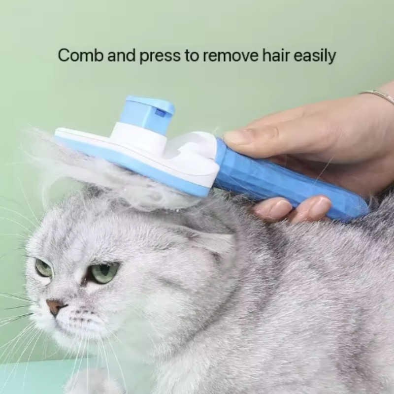 Grooming Brush for Cats and Dogs - Hair Removal and Massage Tool