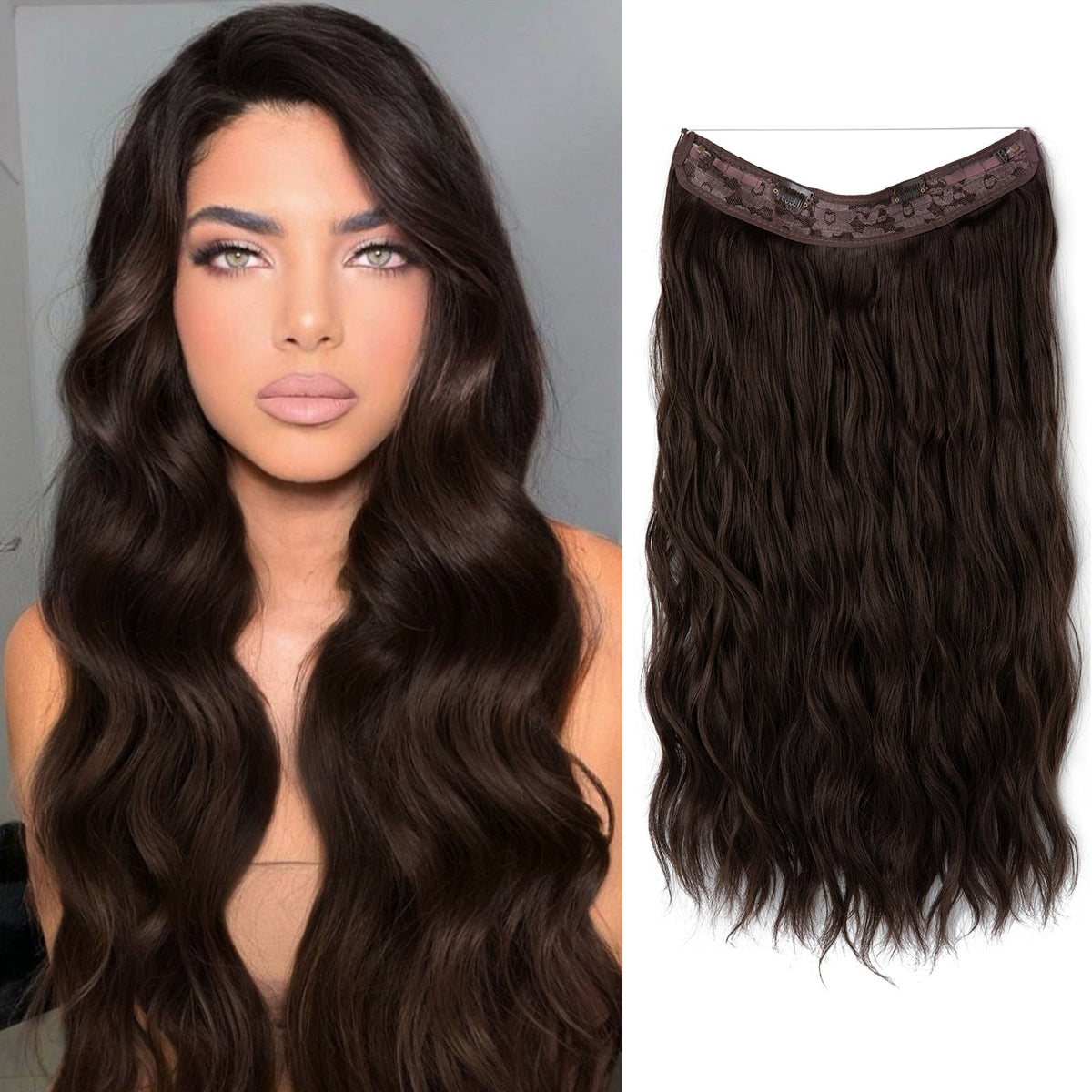 HaloGlow — Insta-Boost Your Confidence with Seamless, Head-Turning Hair