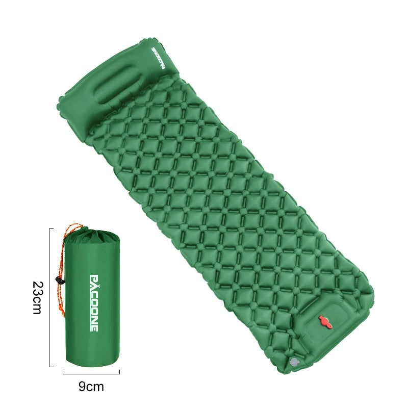 Compact Waterproof Sleeping Pad with Built-in Pump – Lightweight for Hiking and Camping