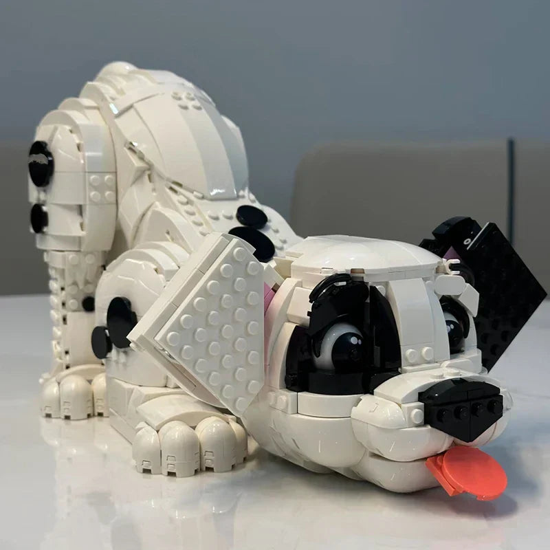 DIY Puppy Building Block Model for Adorable Room Decoration
