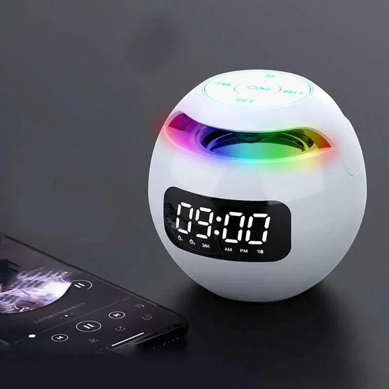 Digital Alarm Clock with LED Screen – Modern Bedside Time and Alarm Display