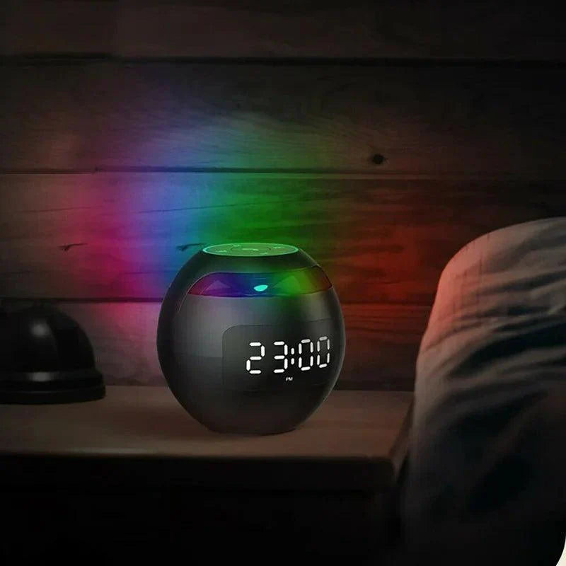 Digital Alarm Clock with LED Screen – Modern Bedside Time and Alarm Display