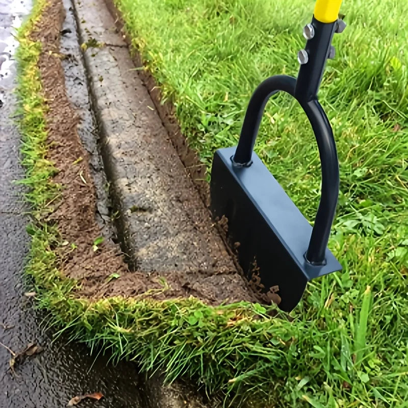 EdgeMaster Lawn Edger | Half-Moon Design with Wavy Edge | Manual Tool for Clean Lawn Edges & Beds