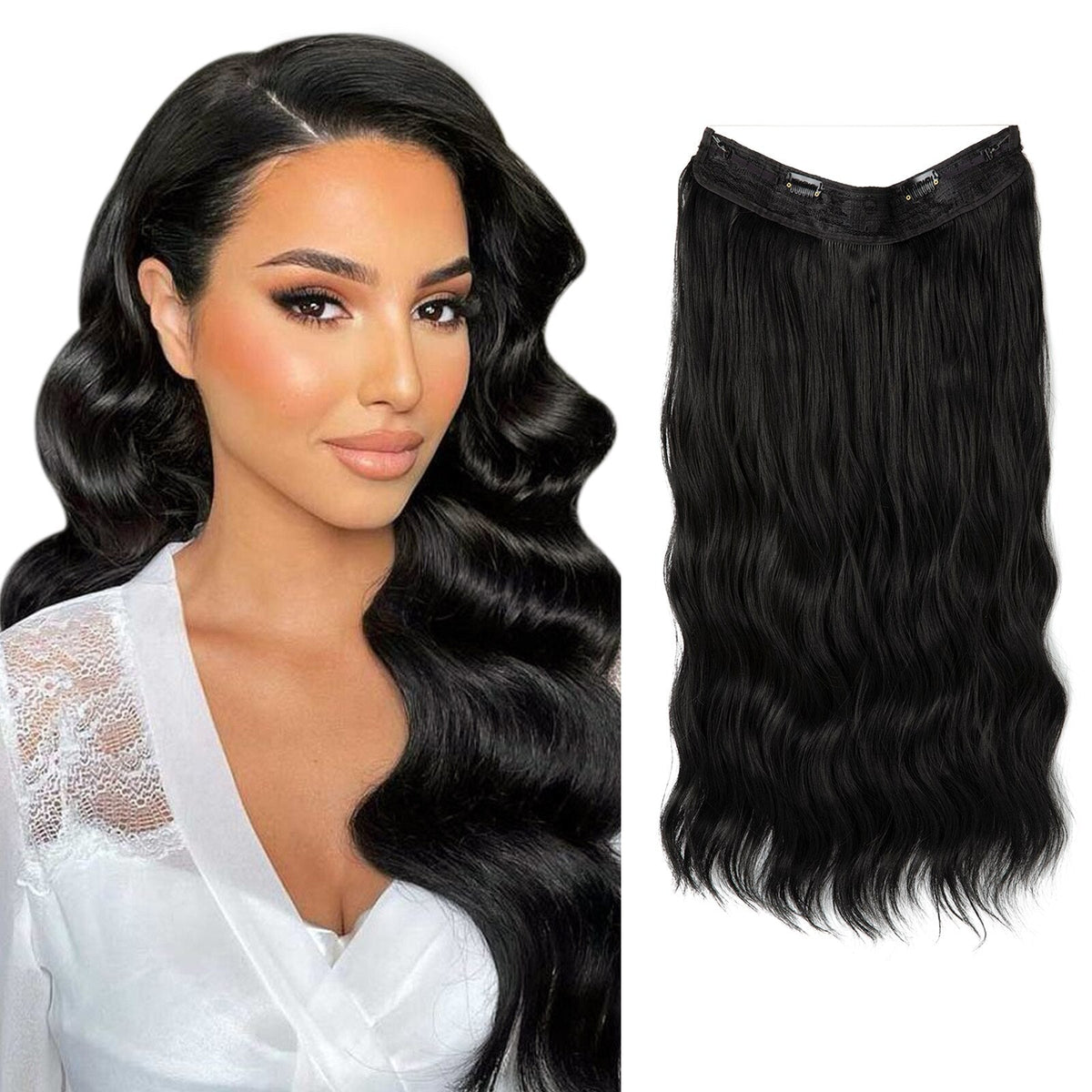 HaloGlow — Insta-Boost Your Confidence with Seamless, Head-Turning Hair
