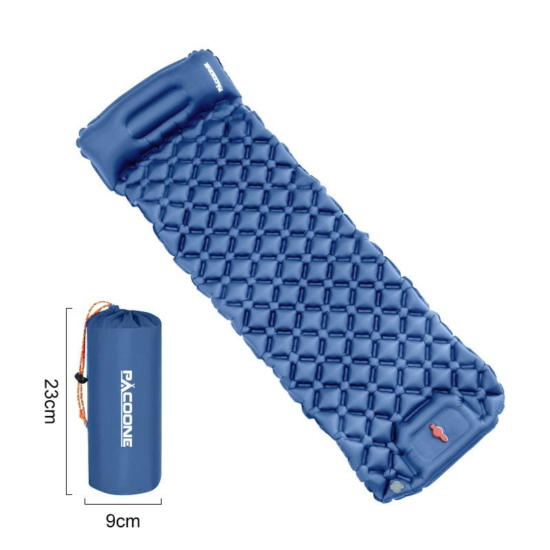 Compact Waterproof Sleeping Pad with Built-in Pump – Lightweight for Hiking and Camping