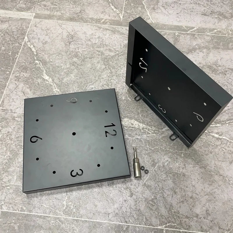 Elegant Square Wall Clock – Creative Timepiece for Home Décor