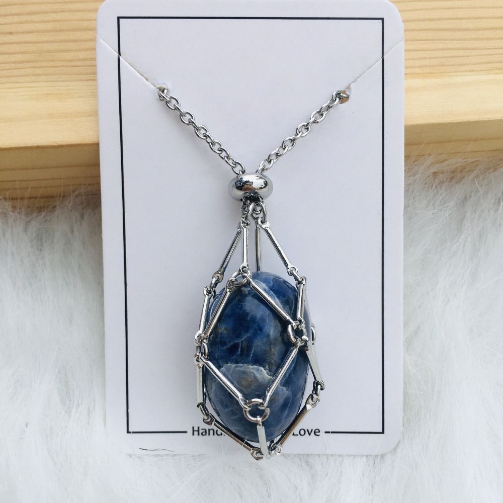 Interchangeable Crystal Stone Necklace for Styling & Inner Harmony