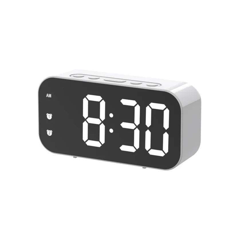 LED Clock with Dual Alarm and Temperature Indicator