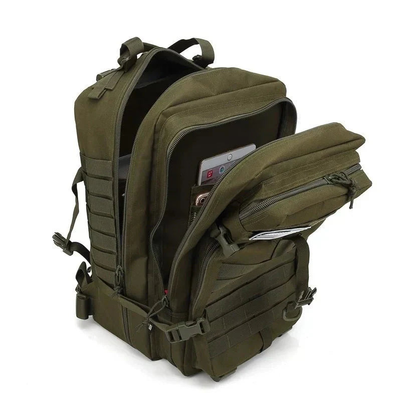 Durable Waterproof Backpack for Outdoor Activities – Multi-Compartment for Hiking, Travel, and Daily Use