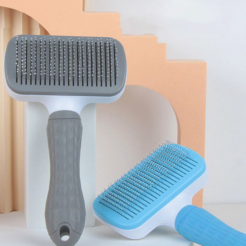 Grooming Brush for Cats and Dogs - Hair Removal and Massage Tool