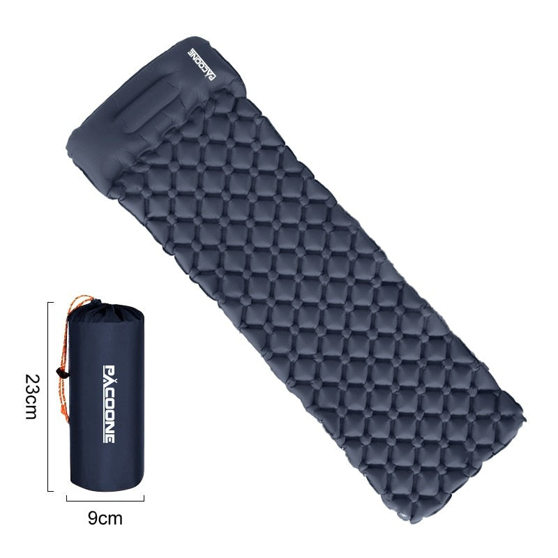 Compact Waterproof Sleeping Pad with Built-in Pump – Lightweight for Hiking and Camping