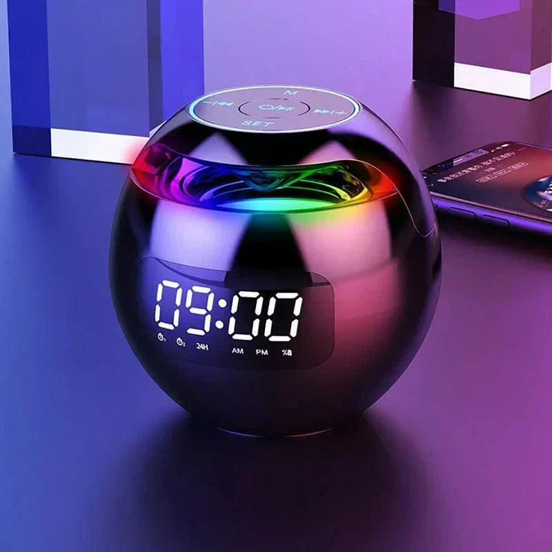 Digital Alarm Clock with LED Screen – Modern Bedside Time and Alarm Display