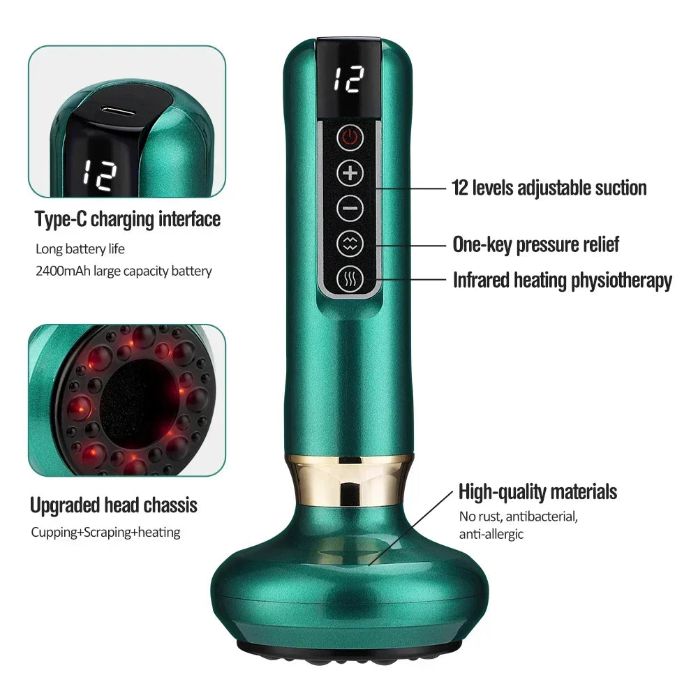 GlowVive Heated Cupping Massager for Cellulite & Body Sculpting