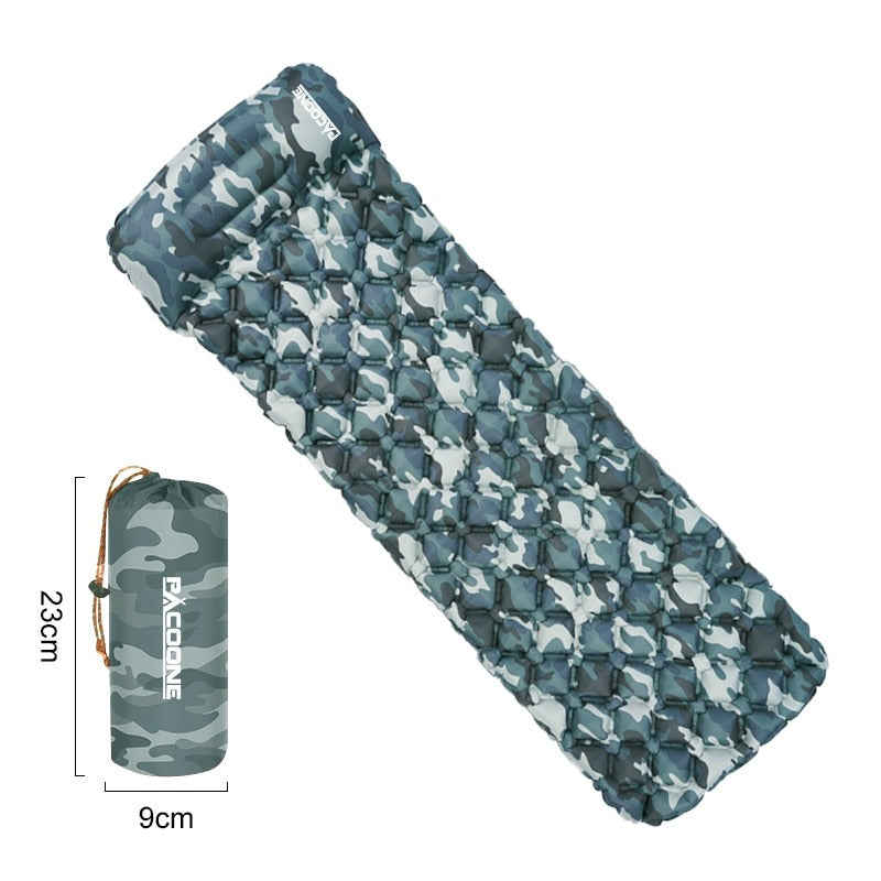 Compact Waterproof Sleeping Pad with Built-in Pump – Lightweight for Hiking and Camping