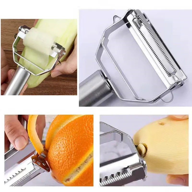 Ergonomic Stainless Steel Vegetable Peeler – Rust Resistant