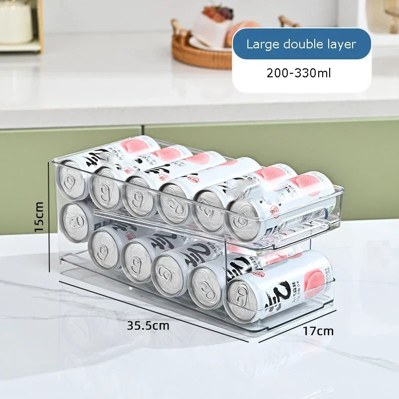 Clear Refrigerator Storage Organizer