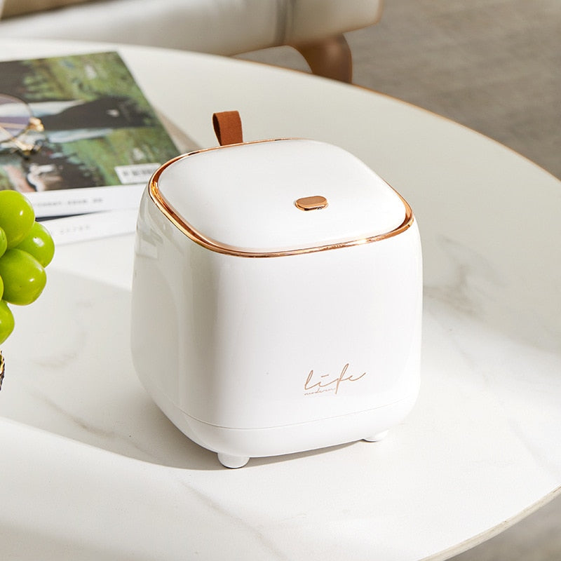 Compact Waste Bin for Desks, Counters, and Vanities – Stylish Storage Solution