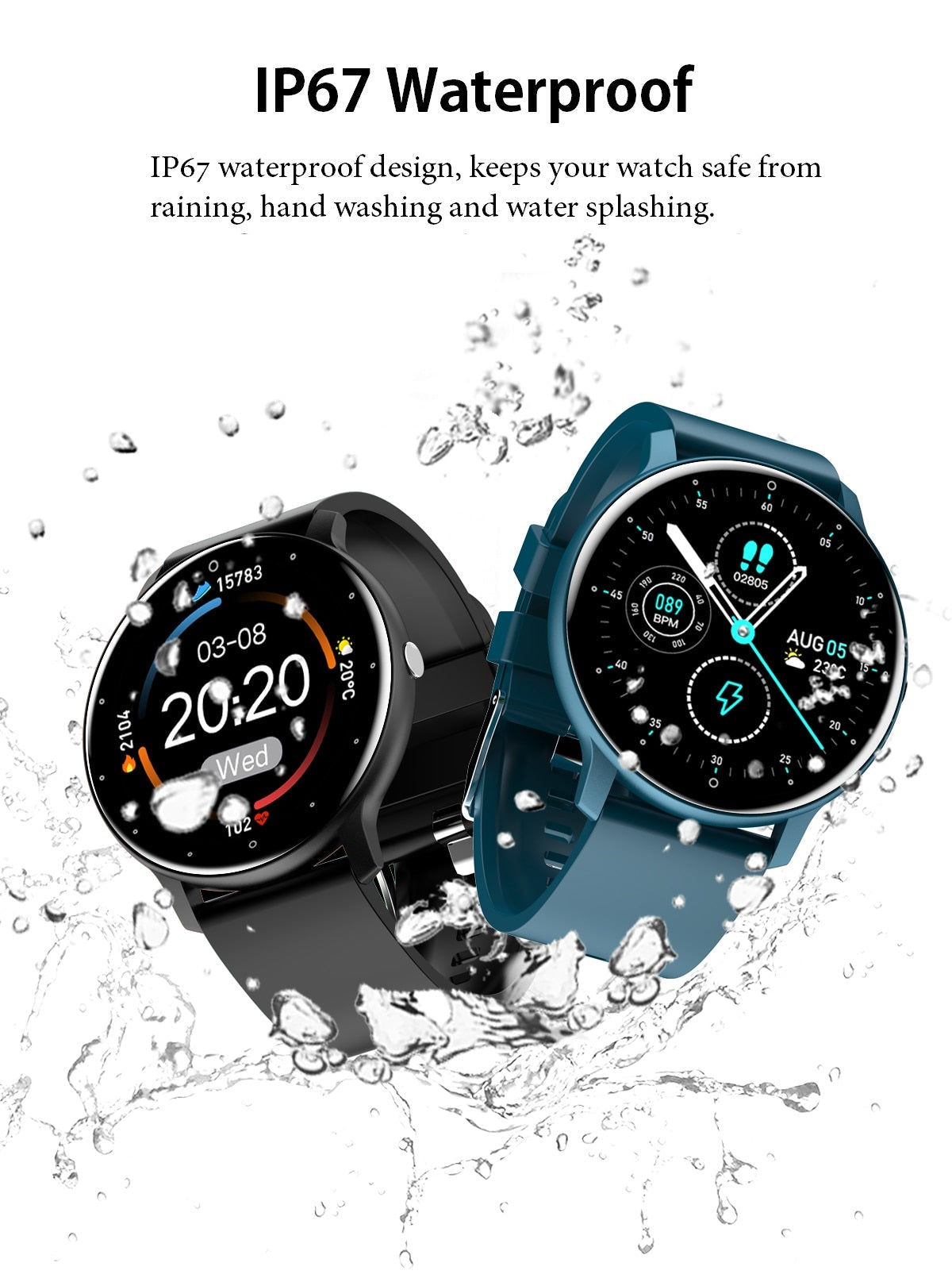 Lightweight Smartwatch for Daily Use – Sleek Design for Fitness and Alerts