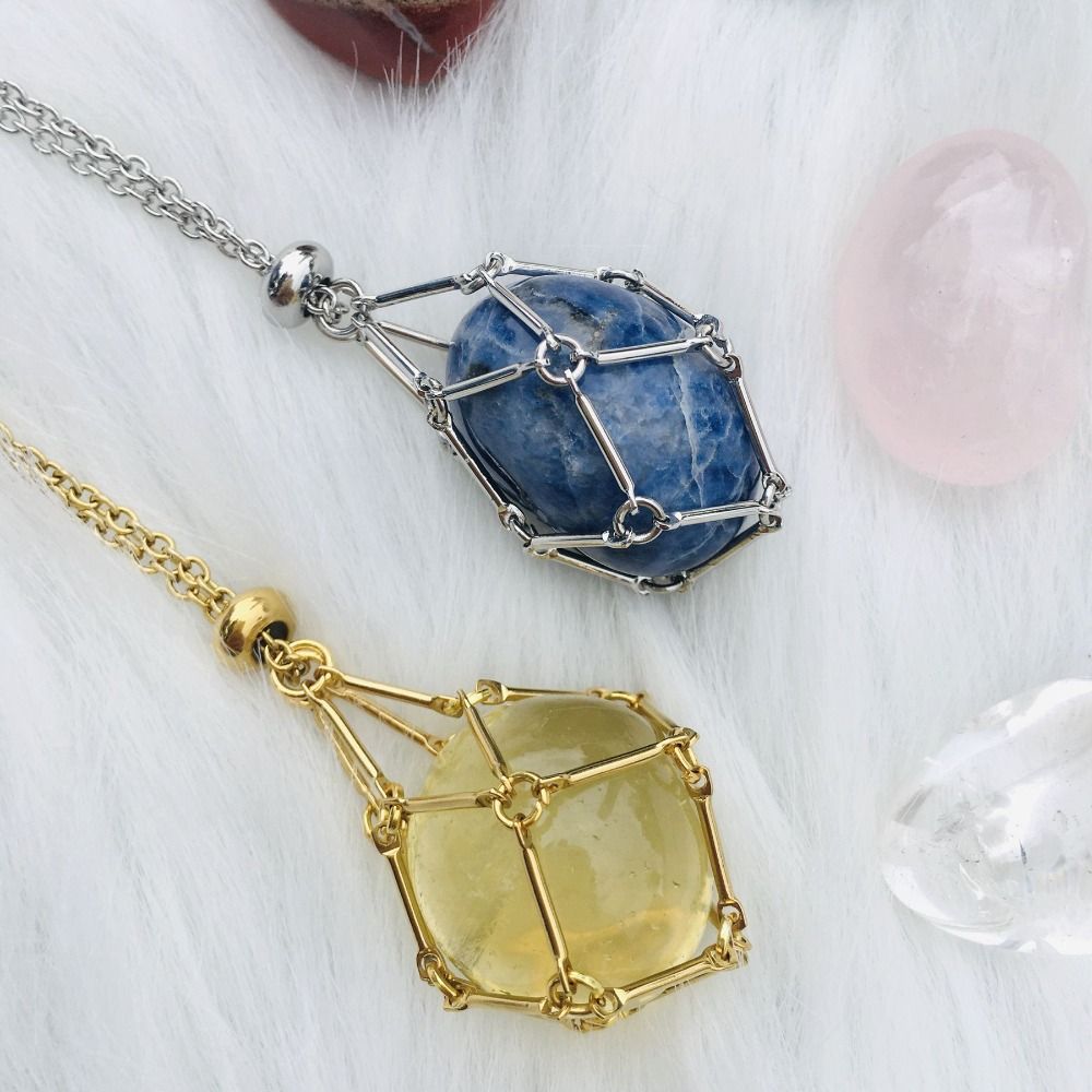Interchangeable Crystal Stone Necklace for Styling & Inner Harmony
