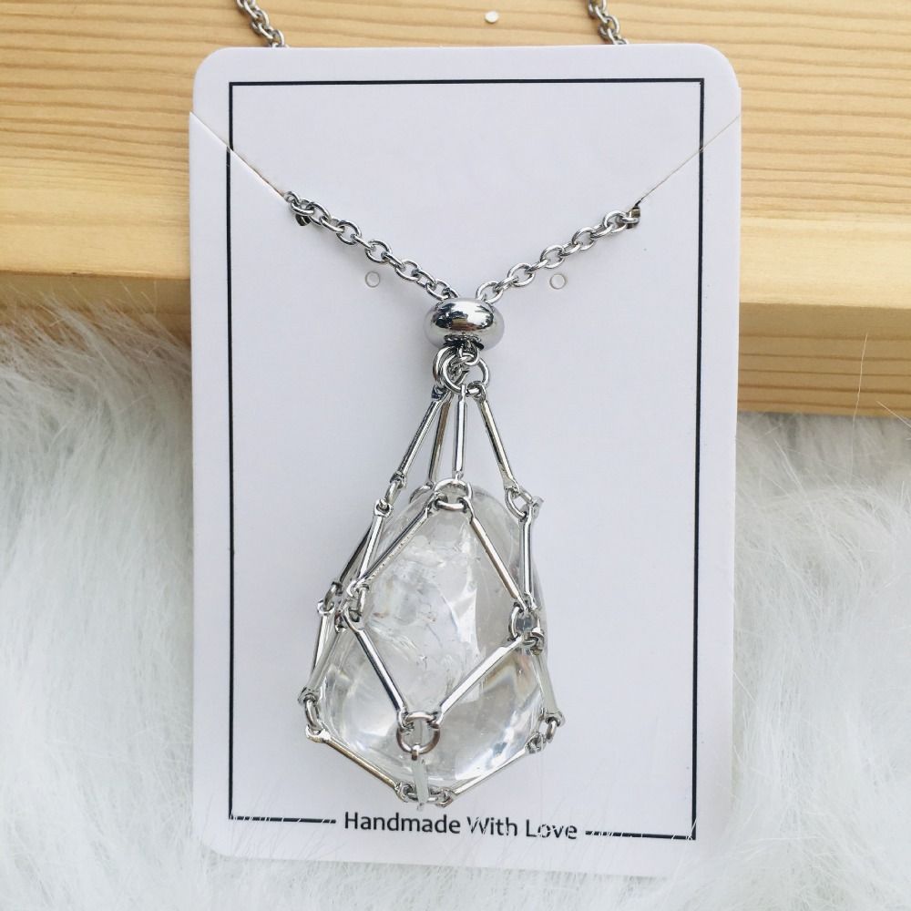 Interchangeable Crystal Stone Necklace for Styling & Inner Harmony