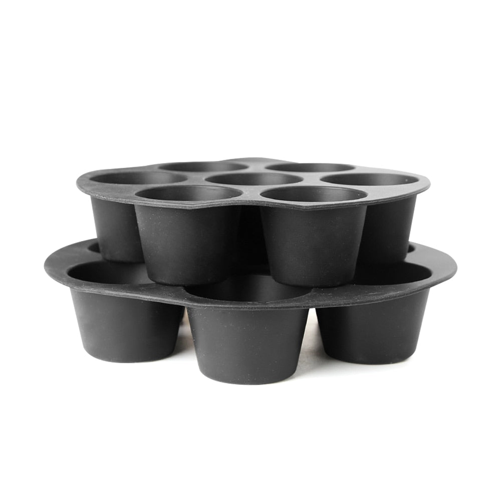Non-Stick Silicone Baking Mold for Muffins and Desserts – Cupcake Tray for Air Fryers and Ovens