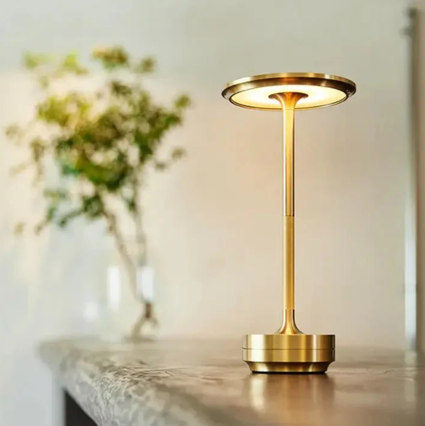 LuminaLux - Wireless Design Lamp | USB Rechargeable | Touch Control | Table Lamp | Mood Lighting