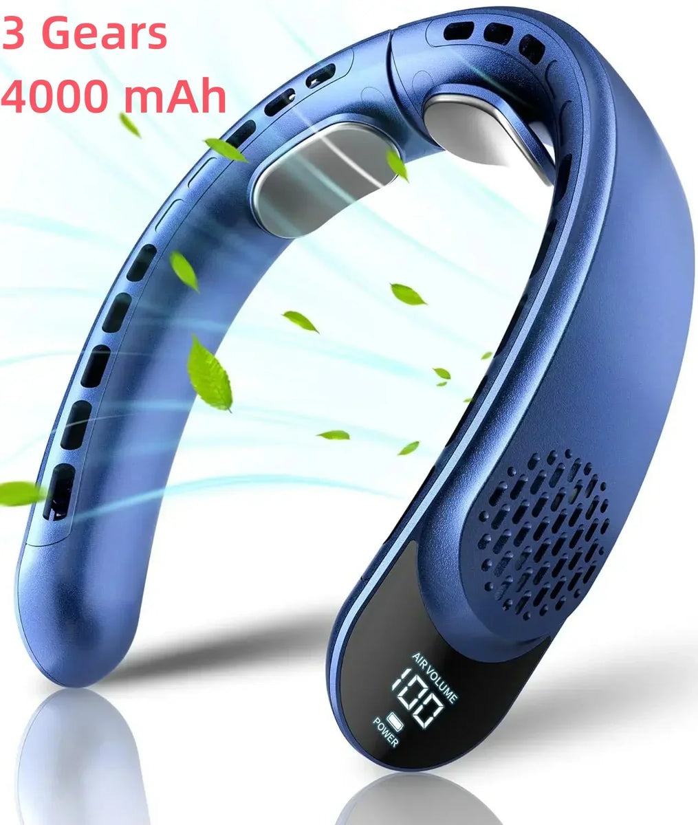 Hands-Free 360° Neck Fan - Cool Breeze Technology