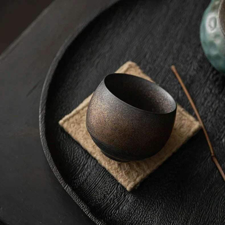 RusticBrew - Handmade Ceramic Espresso Cups Set