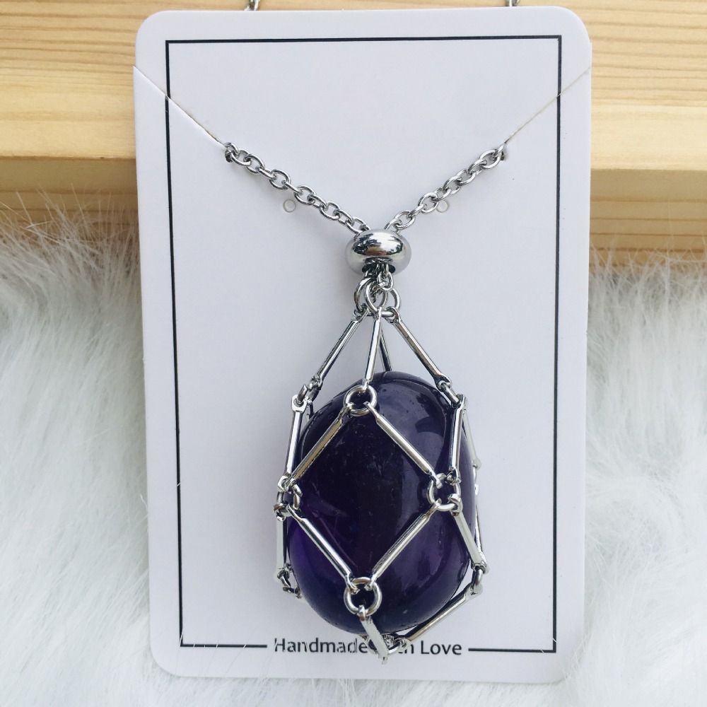Interchangeable Crystal Stone Necklace for Styling & Inner Harmony