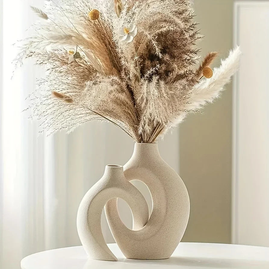 VaseCharm - Modern Ceramic Vase Set of 2