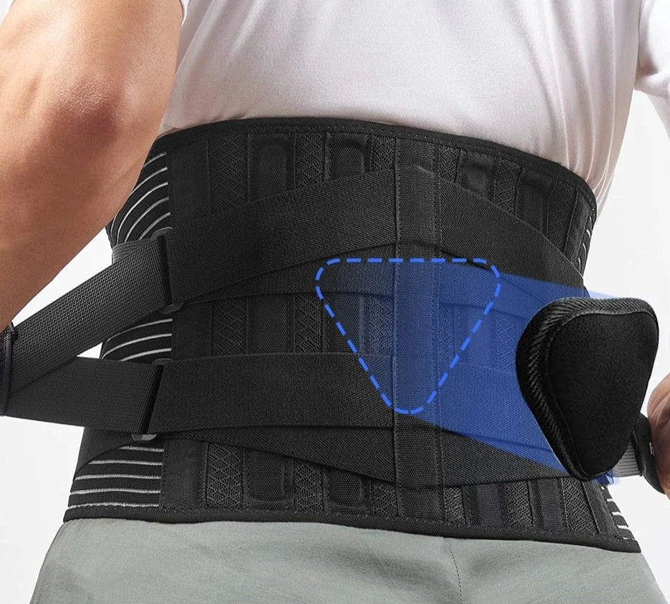 Ergonomic Waist Support Belt – Adjustable Back Brace for Comfort at Work and Daily Activities