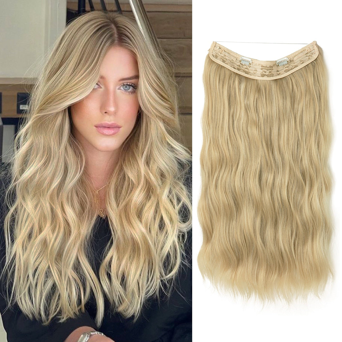 HaloGlow — Insta-Boost Your Confidence with Seamless, Head-Turning Hair