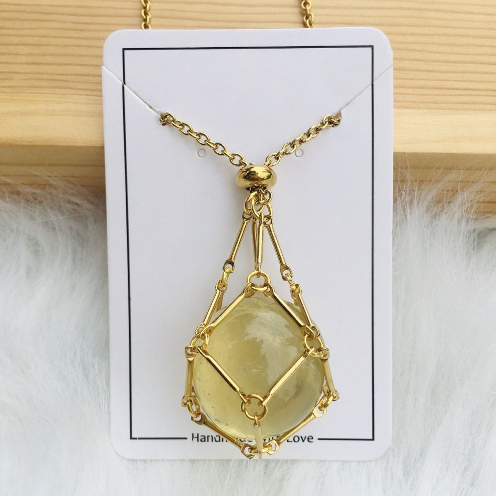 Interchangeable Crystal Stone Necklace for Styling & Inner Harmony