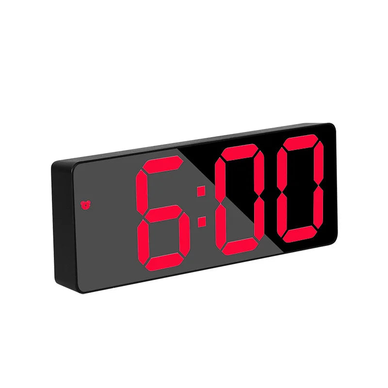 LED Display Alarm Clock with Electronic Mirror Function