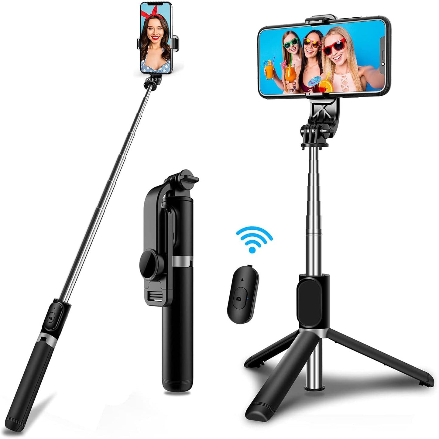 6 In 1 Wireless Bluetooth Selfie Stick