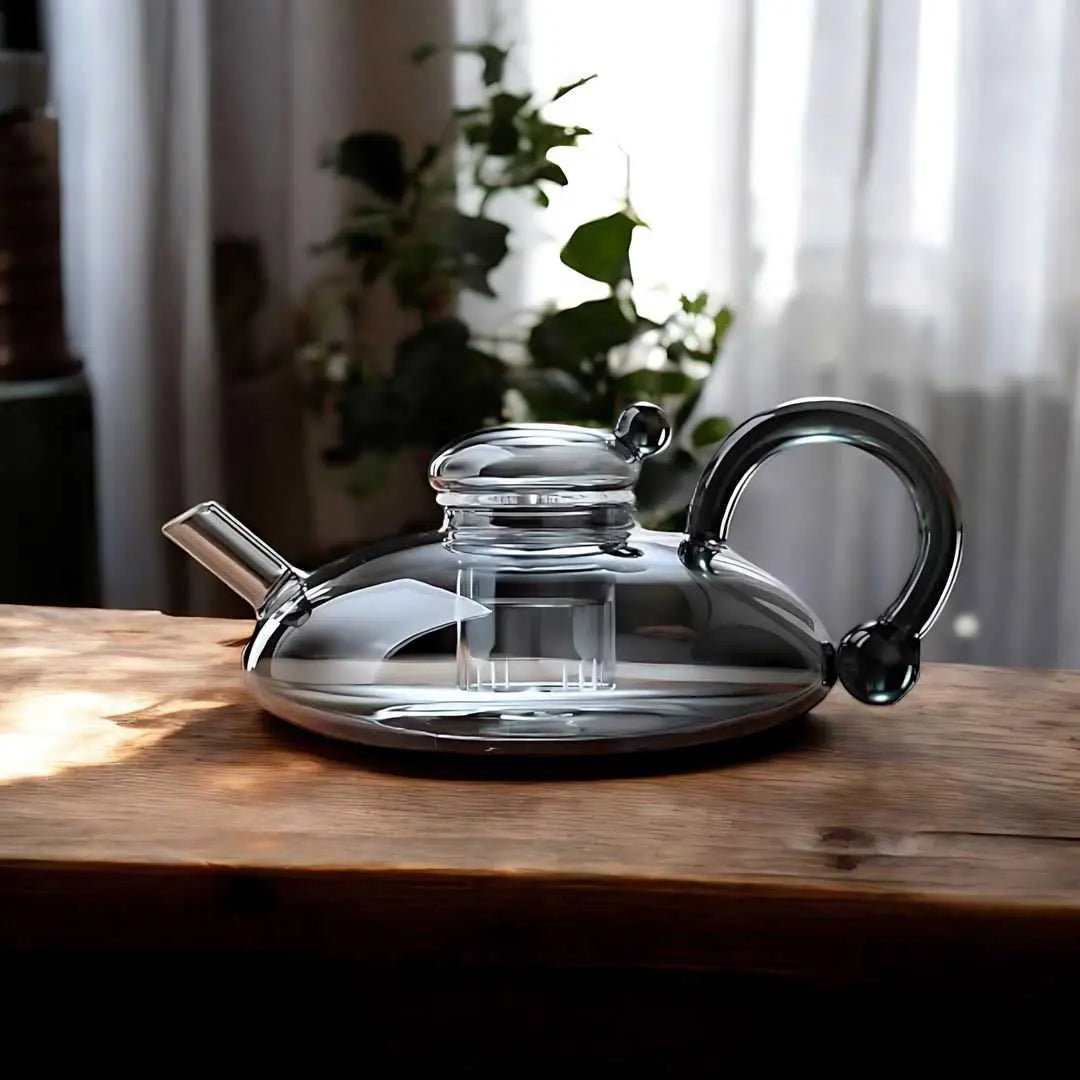 Sereno Filtration Teapot Set – 600ml Glass Brewing Set