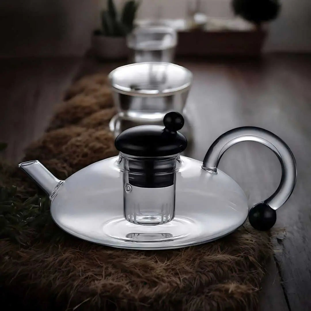 Sereno Filtration Teapot Set – 600ml Glass Brewing Set