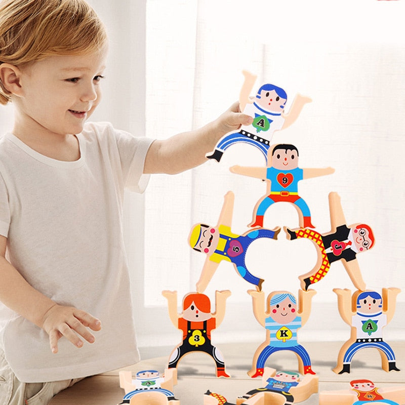 Stacrobats™ Montessori balancing acrobat kit