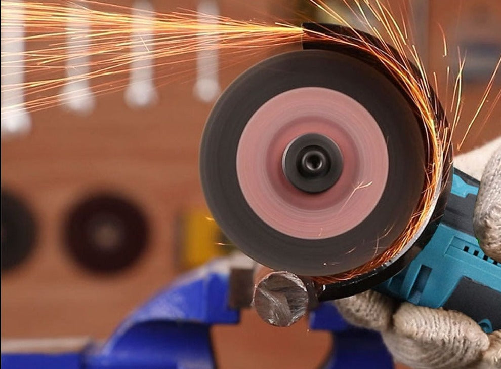 Cordless Angle Grinder 800W – 19500 RPM Handheld Tool with Extra Discs for DIY Cutting and Grinding