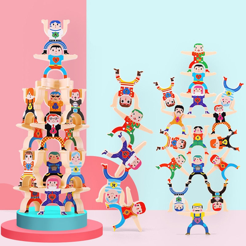 Stacrobats™ Montessori balancing acrobat kit
