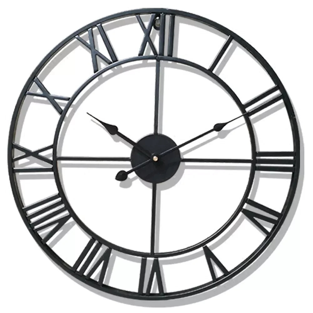 Contemporary 3D Clock with Roman Numerals for Modern Home Decoration