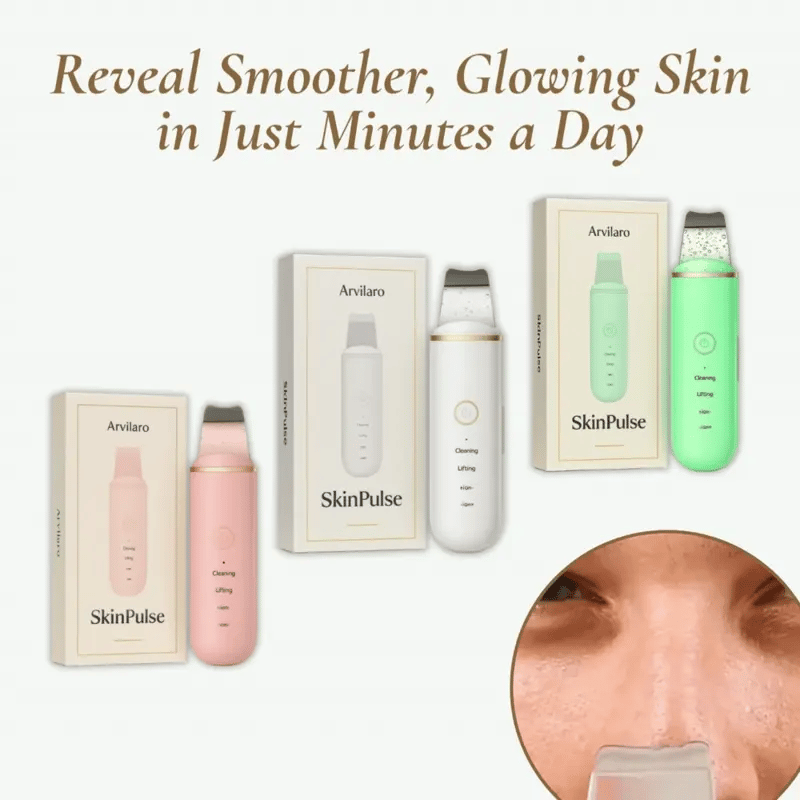 SkinPulse Ultrasonic Skin Scrubber for Deep Cleansing