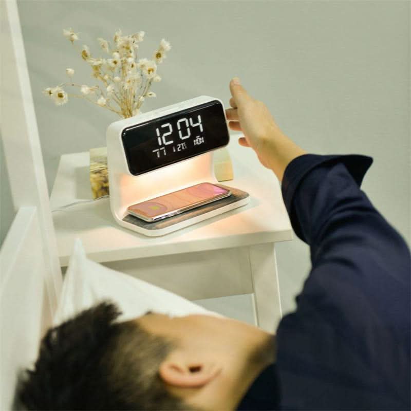 Clear LCD Alarm Clock with Adjustable Brightness Feature