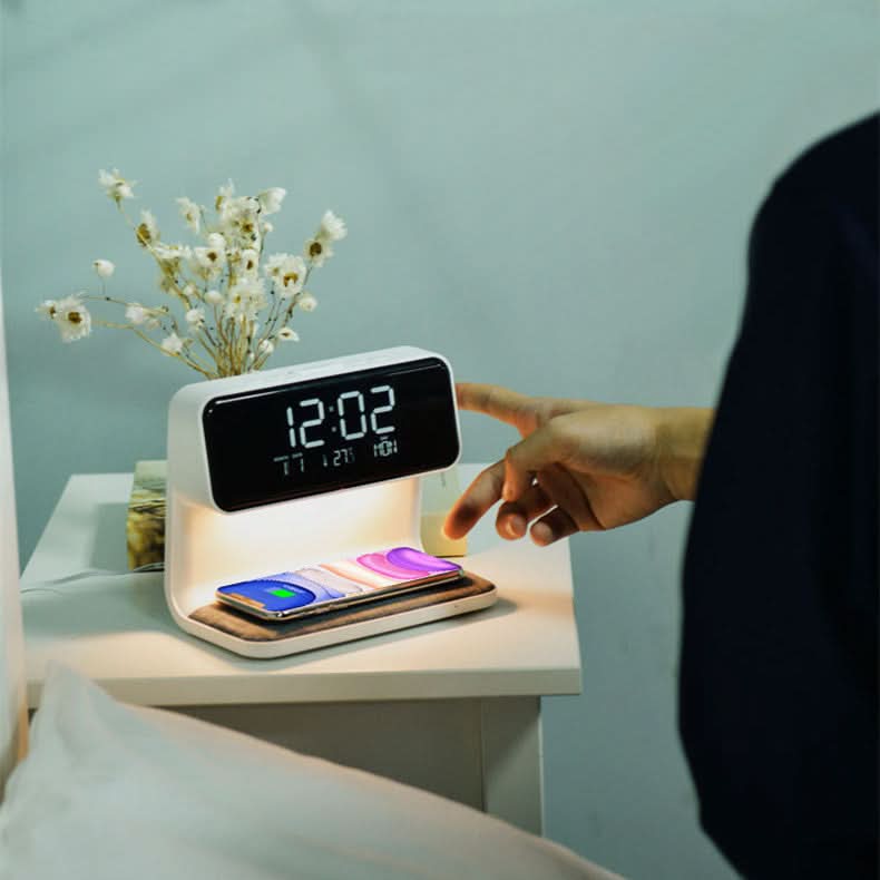 Clear LCD Alarm Clock with Adjustable Brightness Feature