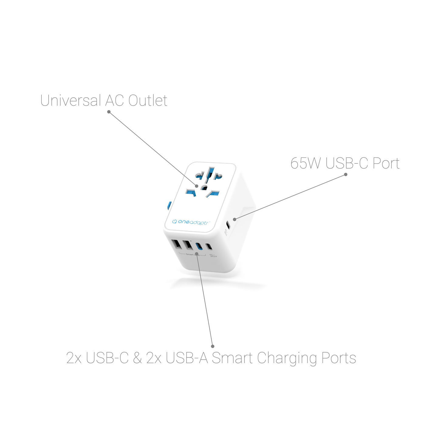 All in one travel adapter