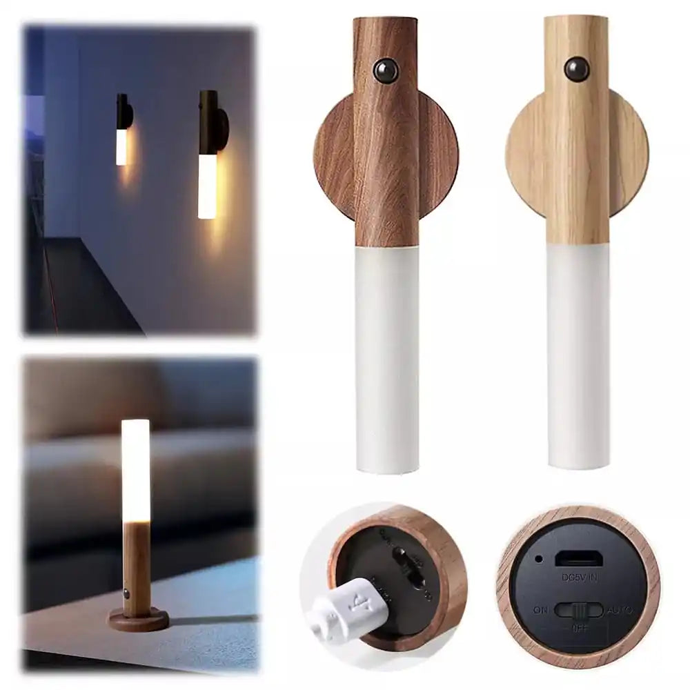 Rechargeable sensor wall light — main product view