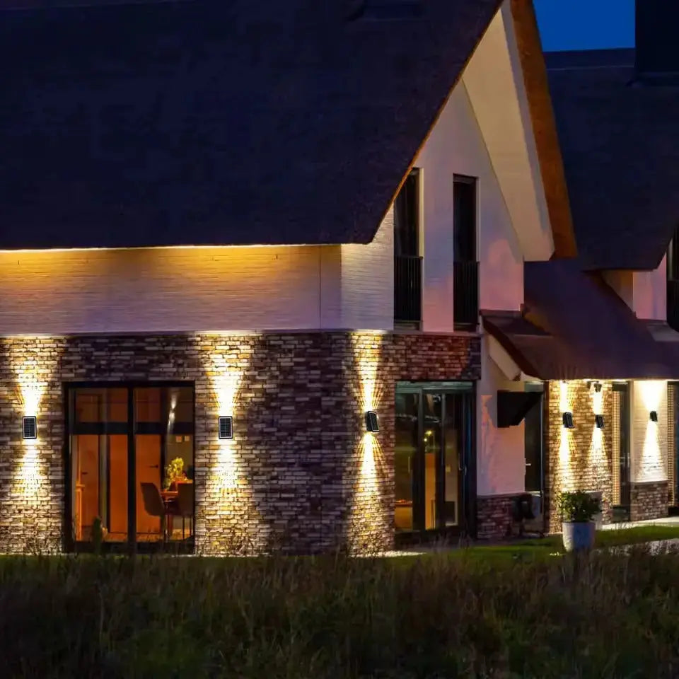 ColorBeam™ Solar Wall Light | Colorful Ambience Anywhere